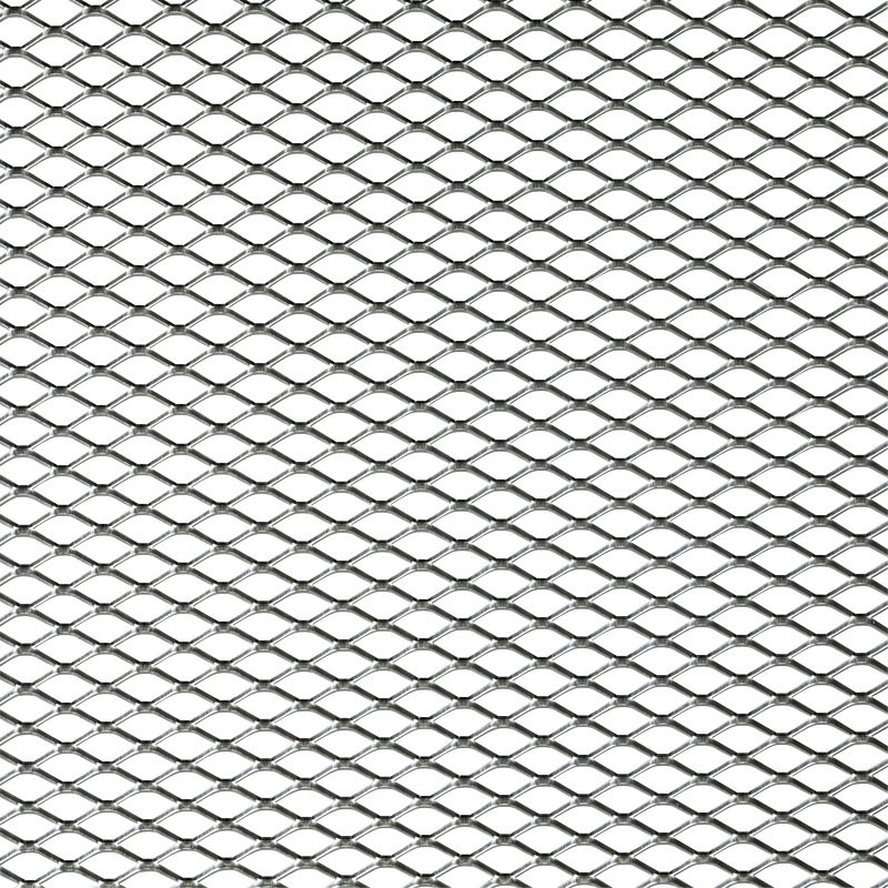 Faderr Grille centrale en maille nid d'abeille, grille de  voiture, grille en alliage d'aluminium, grille de pare-chocs losange  universelle (dimensions : 8 x 16 mm)
