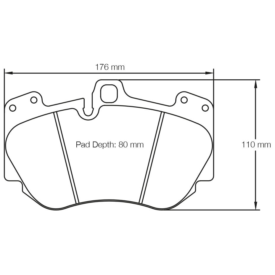 Plaquettes de frein compétition pour disques ceramic RSC Pagid