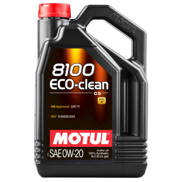 Huile Motul 8100 Eco-clean 0W20 Opel/Vauxhall OV0401547 - 5L