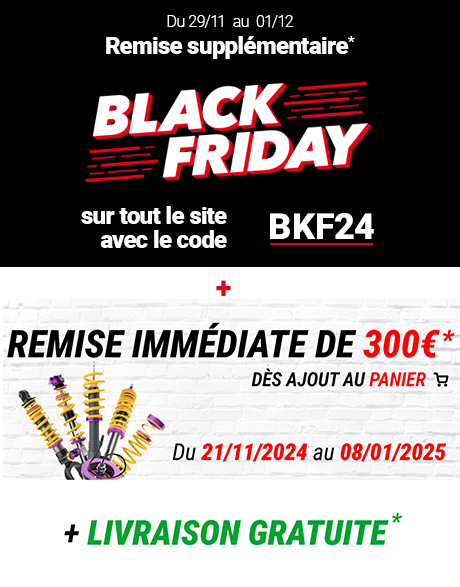 Black Friday KW remise jusqu'à 300 €