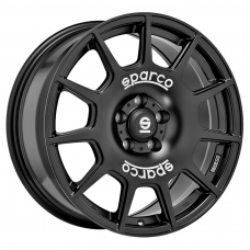 SPARCO TERRA Matt Black White Lettering