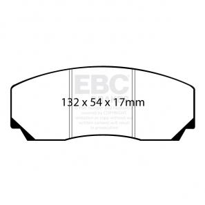 Plaquettes DP8002RPX - EBC