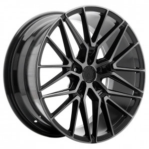 Jante Japan Racing JR-38 Black Brushed Tinted Face