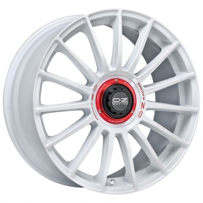 Jante OZ Superturismo Evoluzione WRC Race White Red Lettering 18 pouces