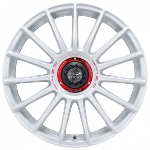 Jante OZ Superturismo Evoluzione WRC Race White Red Lettering 20 pouces