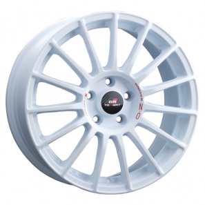 Jante OZ SUPERTURISMO TGR-WRT Race White + Red Lettering