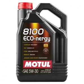 Huile Motul 8100 ECO-NERGY 5W30 - WSS M2C913-D - 5L