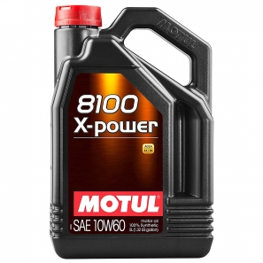 Huile Motul 8100 X-power 10W60 - 5L