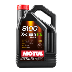 Huile Motul 8100 X-clean FE 5W30 - 5L